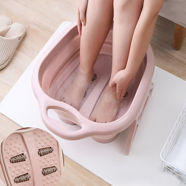 Nešiojamasis sulankstomas pėdų masažuoklis | PEDITUB