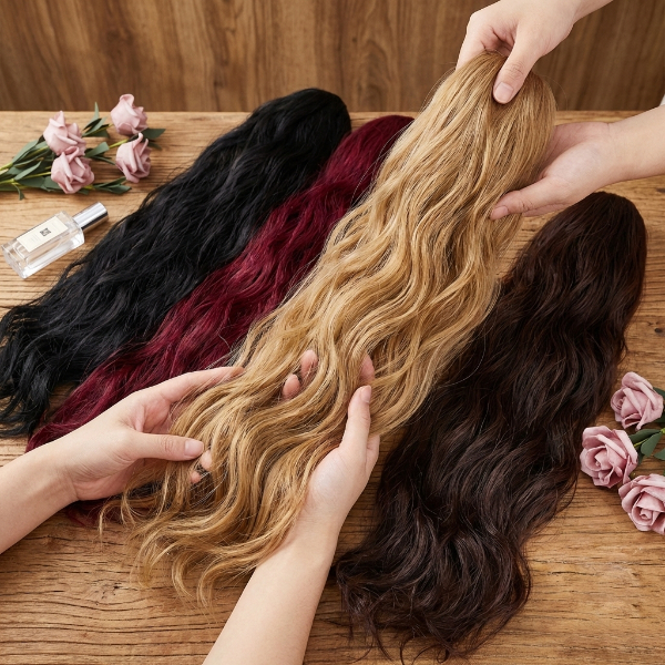 Ilgas banguotas plaukų kuodo priauginimas | WAVYPONY