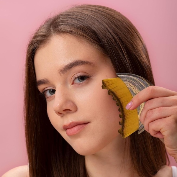 Veido limfodrenažinio masažo šepetėlis | DRENAGLO